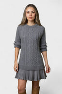 Alma Recycled Yarn Knit Mini Dress, view 8