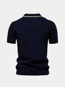 Fletcher Men's Retro Striped Polo Shirt, view 18
