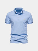 Hudson Men's Crown Pattern Polo Shirt