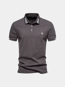 Hudson Men's Crown Pattern Polo Shirt, view 10