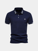 Hudson Men's Crown Pattern Polo Shirt, view 11