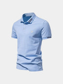 Hudson Men's Crown Pattern Polo Shirt, view 6
