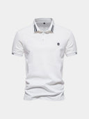 Hudson Men's Crown Pattern Polo Shirt, view 9
