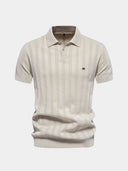 Kai Men's Cord Detail Polo Shirt