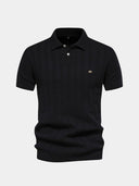 Kai Men's Cord Detail Polo Shirt, view 13