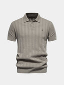 Kai Men's Cord Detail Polo Shirt, view 4