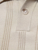 Kai Men's Cord Detail Polo Shirt, view 5