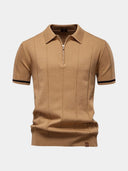 Blake Men's Zip Neck Knit Polo Shirt