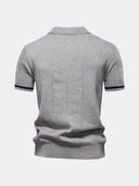 Blake Men's Zip Neck Knit Polo Shirt, view 20