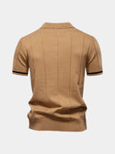 Blake Men's Zip Neck Knit Polo Shirt, view 21