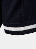 Blake Men's Zip Neck Knit Polo Shirt, view 5