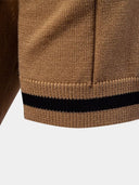 Blake Men's Zip Neck Knit Polo Shirt, view 9