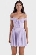 Brooke Shape-Holding Polyester Mini Dress