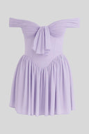 Brooke Shape-Holding Polyester Mini Dress, view 2