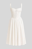 Anais Draped Occasion Midi Dress, view 2