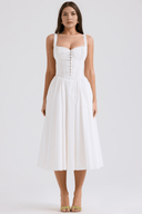 Anais Draped Occasion Midi Dress, view 3