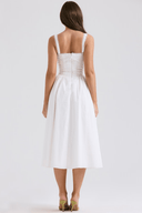 Anais Draped Occasion Midi Dress, view 7