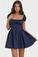 Colette Soft Sheen Polyester Mini Dress
