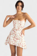 Celia Rose Print Mini Dress