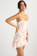 Celia Rose Print Mini Dress, view 3