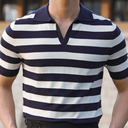 Coogee Men's Striped Polo Shirt, view 3