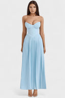 Antonia Flowing Polyester Maxi Dress