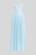 Antonia Flowing Polyester Maxi Dress, view 2