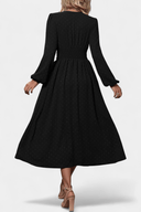 Audra Swiss Dot Long Sleeve Midi Dress, view 14