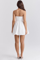 Ciara Tailored Red or White Mini Dress, view 10