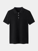 Harlan Men's Knitted Tricot Polo, view 10