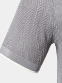 Harlan Men's Knitted Tricot Polo, view 7