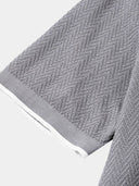 Harlan Men's Knitted Tricot Polo, view 8
