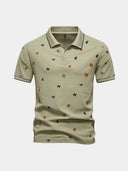 Atticus Men's Graphic Print Pique Polo Shirt, view 14