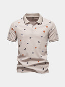 Atticus Men's Graphic Print Pique Polo Shirt, view 8
