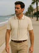 Nate Men's Vintage Style Polo Shirt, view 2