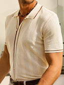 Nate Men's Vintage Style Polo Shirt, view 3