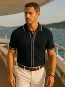 Nate Men's Vintage Style Polo Shirt, view 4