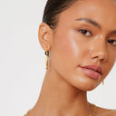 Erin Gold Fish Drop Hook Earrings, view 5