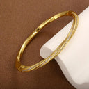 Maxine Gold Double Row Crystal Bracelet