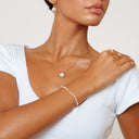 Evelina Pink Freshwater Pearl Bracelet, view 5