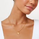Molly North Star Zircon Pendant Necklace, view 5