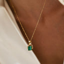 Rhea Green Malachite Pendant Necklace