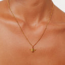 Serena Manta Ray Pendant Necklace with Green Zircon, view 4