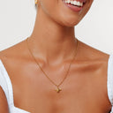 Serena Manta Ray Pendant Necklace with Green Zircon, view 7