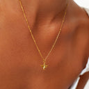 Serena Manta Ray Pendant Necklace with Green Zircon, view 5