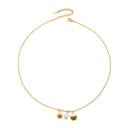 Romy Ocean Charm Necklace with Sun, Shell and Freshwater Pearl, view 7