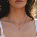 Rebecca Turquoise Stone Pendant Necklace, view 5