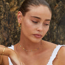 Cerys Rainbow Enamel Dainty Choker Necklace, view 15