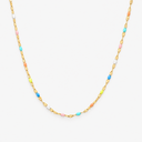 Cerys Rainbow Enamel Dainty Choker Necklace, view 12