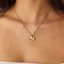 Romy Ocean Charm Necklace with Sun, Shell and Freshwater Pearl, view 5